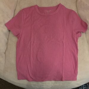 American Eagle Outfitters Pink Short Sleeve Tee